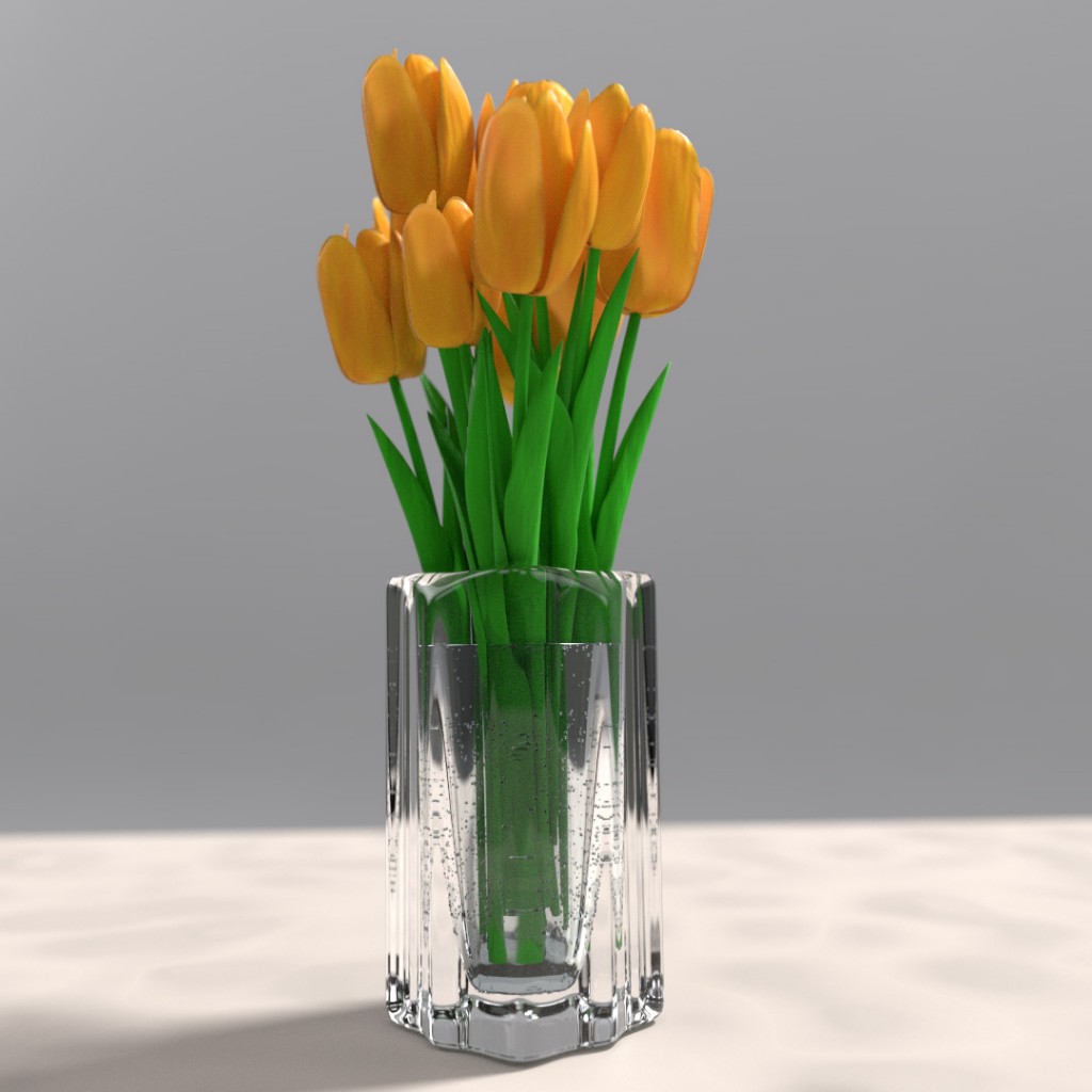Tulips in vase preview image 1